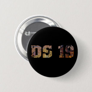 Citroen DS 19 Sedan 2 Inch Round Button