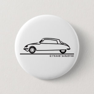 Citroën DS 21 2 Inch Round Button