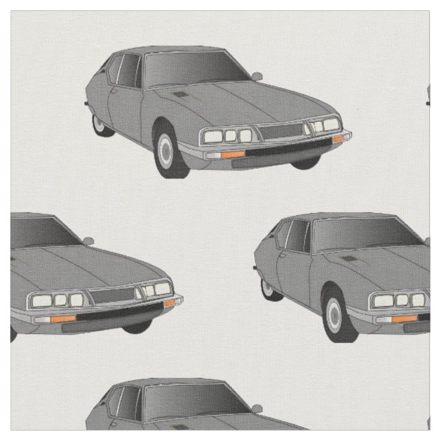 Citroen SM Grey Fabric (Close Up)