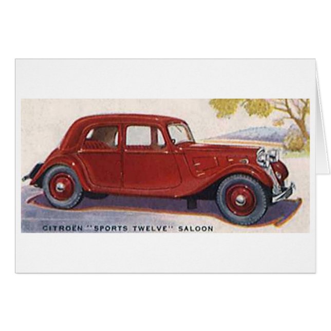 Citroen Sports Twelve Saloon (Front Horizontal)