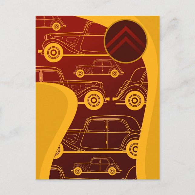 Citroen Traction Avant Postcard (Front)