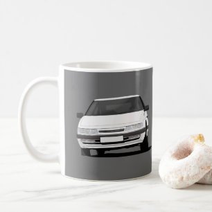 Citroën XM in white - two images per Coffee Mug