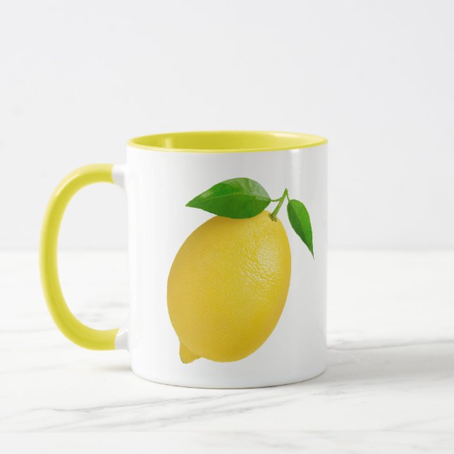 🍋 citron confectionné Combo Jaune Mug (Gauche)