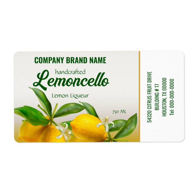 Citron Fruit Lemoncello (Devant)