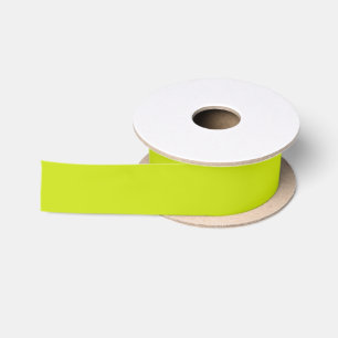 Citron Green Lime Colour Background Bitter Greens Satin Ribbon