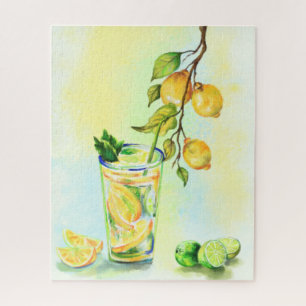 Citron Jus Cool Boire Lemonade Jigsaw Puzzle Cadea
