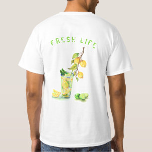 Citron Jus Cool Boire Lemonade Party T-shirt