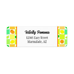 Citron, Lime Orange Motif de fruits d'agrumes