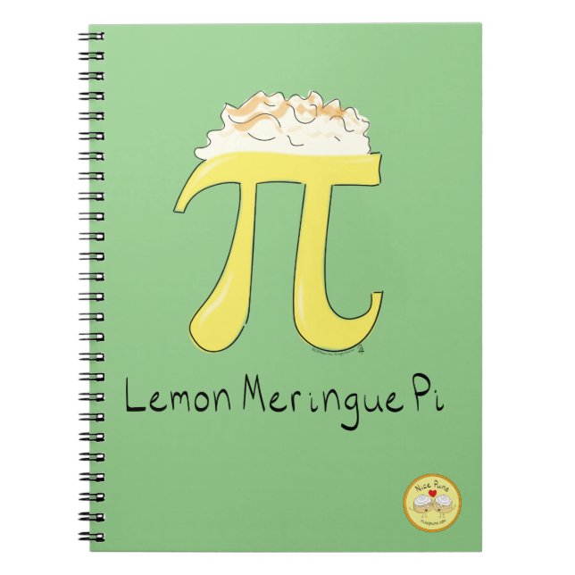 Citron Meringue Pi Cute Math Pi Carnet de jour (Devant)