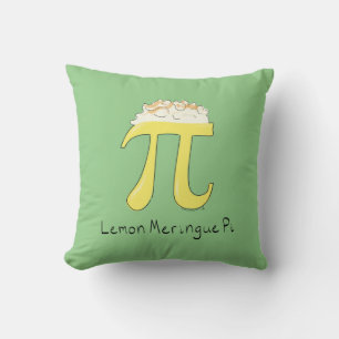 Citron Meringue Pi Cute Math Pi Coussin