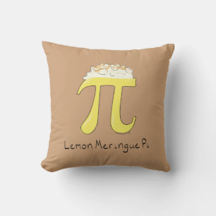 Citron Meringue Pi Cute Math Pi Coussin