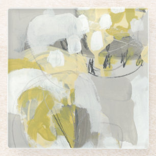 Citron Mist Glass Coaster