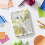 Citron Mist iPad Pro Cover<br><div class="desc">Citron Mist III by June Erica Vess. Features shades of yellow and grey to create an abstract design.</div>