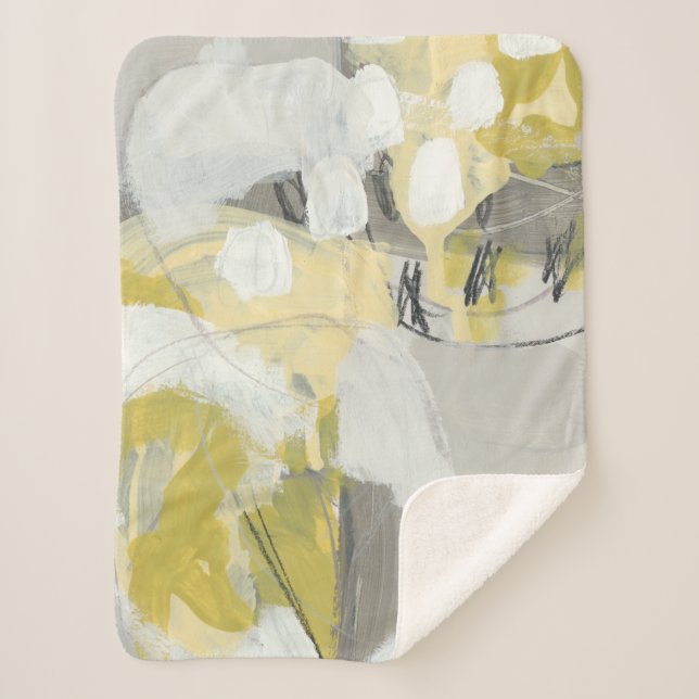 Citron Mist Sherpa Blanket (Front)