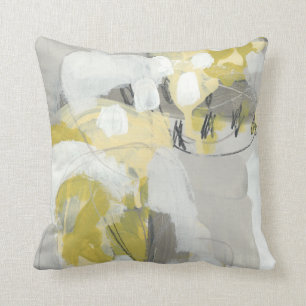 Citron Mist Throw Pillow