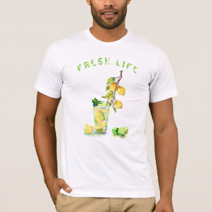 Citron T-Shirt Jus Cool Boire Lemonade