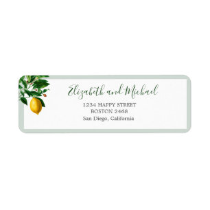 Citron vert Élégant Moderne Chic Mariage