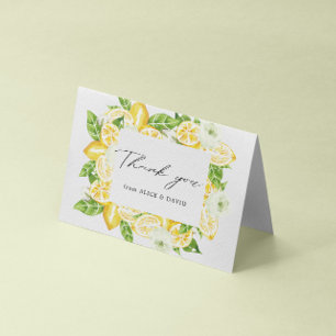 citronnier carte de remerciements