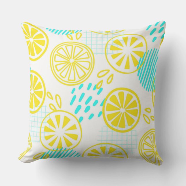 Citrons Coussin extérieur (Recto)