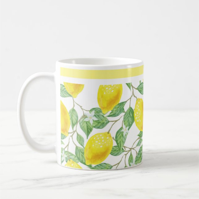 Citrons d'agrumes et Mug de café Feuille (Gauche)