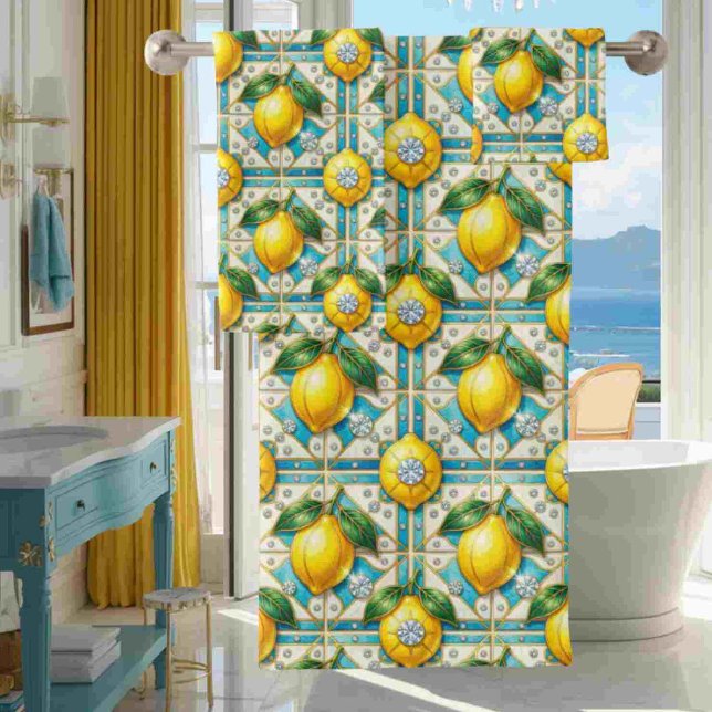 Citrons Diamants Art Déco Luxe  (Créateur téléchargé)