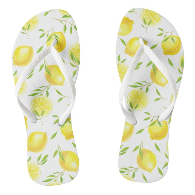 Citrons et tongs feuille (Semelle)