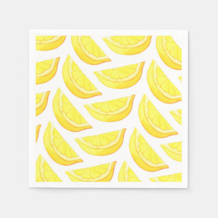 Citrons - serviettes en papier