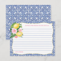 Citrons Siciliens Fleurs Roses Conseils Pour Carte