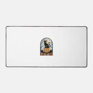 Citrouille Chat Noir Gravure Halloween Vintage_1