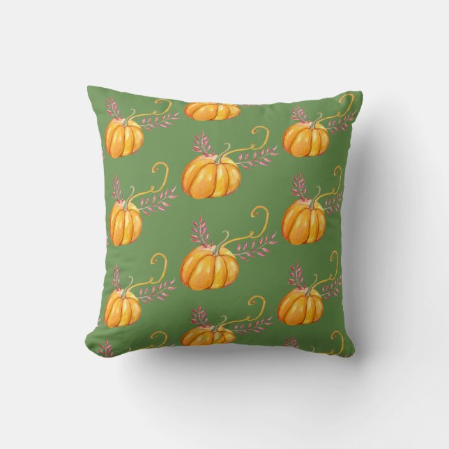 Citrouille, Coussin à lancer de lanterne (Recto)