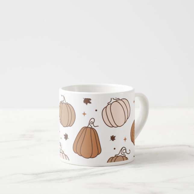 Citrouille d'automne Espresso Mug (Devant droit)