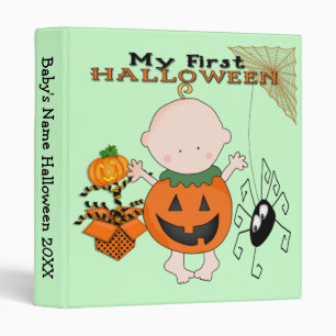 Citrouille de bébé mon ęr Halloween 1" classeur