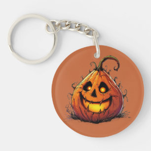 Citrouille de Jack O’Lantern effrayante avec des y