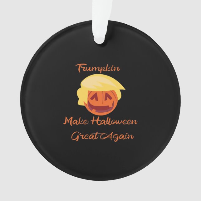 Citrouille de Trumpkin Halloween Design - Éffrayan (devant)