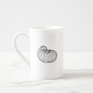 Citrouille d'Halloween - Tasse en porcelaine “Bouh
