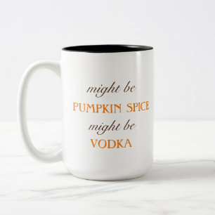 Citrouille épice Vodka Funny Fall Café Mug