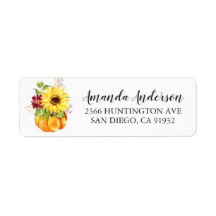 Citrouille Fleurie Tournesol Adresse