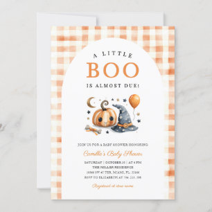 Citrouille Halloween Baby shower Invitation