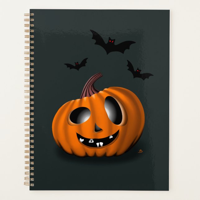Citrouille Halloween du planificateur (Devant)