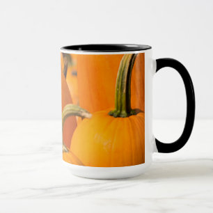 Citrouille Harvest Black 15 oz Ringer Mug