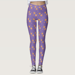 Citrouille Lumineuse de Halloween Leggings
