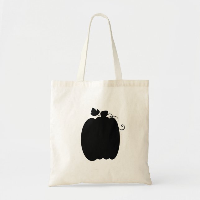 Citrouille noir - Sac fourre-tout de frappe ou de  (Devant)