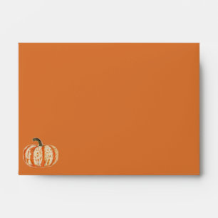 Citrouille orange Halloween enveloppes personnalis