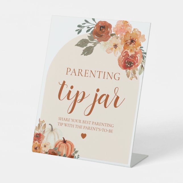 Citrouille Parenting Astuce Jar Conseils Panneau B (Recto)
