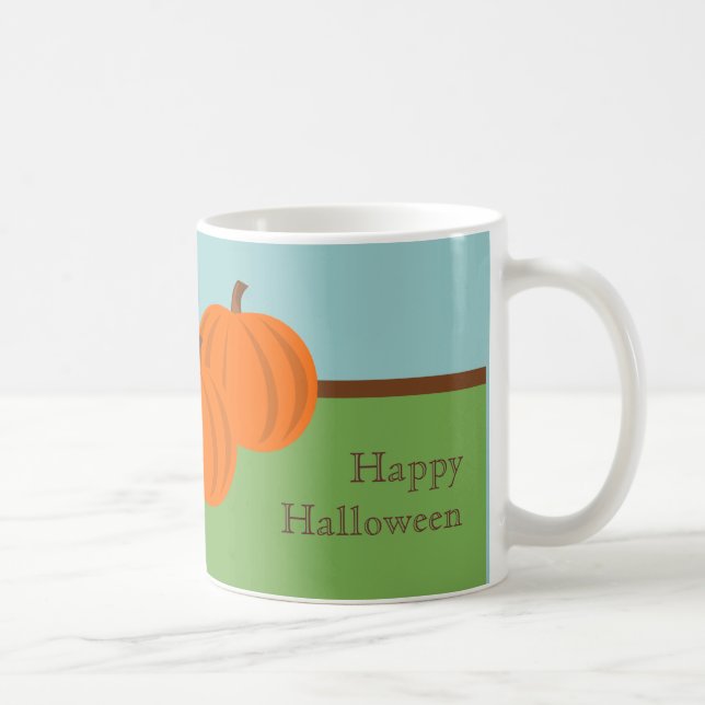 Citrouille Patch Halloween Mug (Droite)