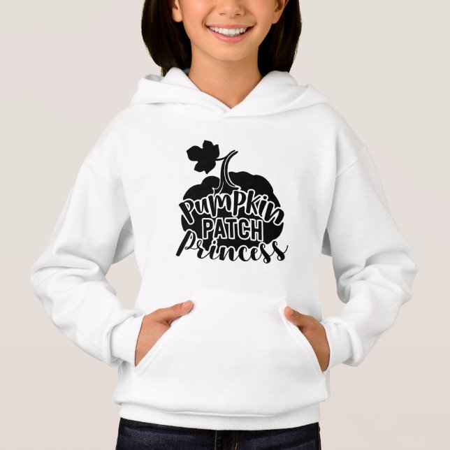Citrouille Patch Princesse Typographie (Devant)