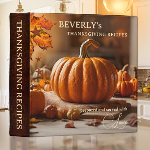 Citrouille Recettes Thanksgiving Classeur