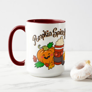 Citrouille Spice Me ! tasse de café 15 oz rouge