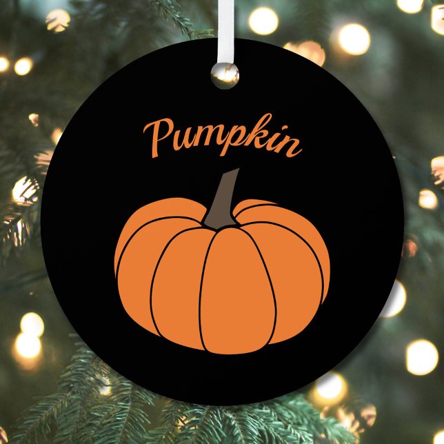 Citrouille Thanksgiving Metal Ornement (Pumpkin Thanksgiving Metal Ornament)