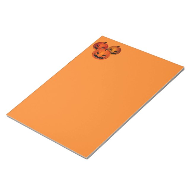 Citrouilles de Bloc-notes d'Halloween (Incliné)